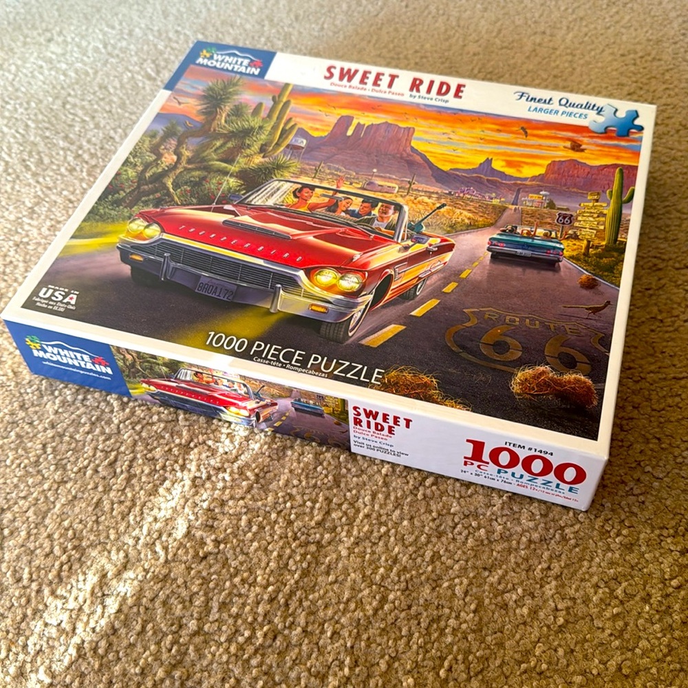 Sweet Ride along Route 66. 1000 pieces